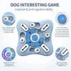 Dog Puzzle Toys Pet Recherchez la nourriture lent distributeur non galet non golfe augmenter le chiot IQ Game d'entraînement interactif 240328