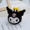 Kuromi carino e carino Kuromi Piccolo Pendante Plush si trasforma in Piccola portachiavi a sospensione a ciondolo api.