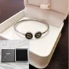 Classic Retro Style Silver Plated Bracelet Brand Designer Carefully Designs Fashionable Versatile Casual Bracelets With A Box For Birthday Parties