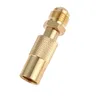 Gereedschap 1 pc 3/8 "Quick Disconnect Male Flare Adapter Solid Brass Conversion Fit voor Blackstone 17" 22 "Gasbak Propaan elleboog BBQ