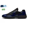 2024 Americas Cup Mężczyźni Kobiety Buty Casual Designer Runner Flat Sneaker Top Platforma Czarna Czerwona Gumowa Sole Tkanina Patent Skórzane Trenery MNES