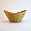 Dinnerware Define Bamboo Storage Basket estilo pastoral tecido multifuncional Ovos de ovos de frutas cestas de restaurante doméstico