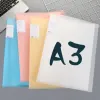 Folder A4 Folder Transparent Insert Multilayer Data Book Student Examination Paper Holding Bag Loose Leaf Contract Folder File Folder