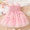 Fille robe petite princesse robe de fête bébé papillon fée