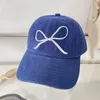 Ball Caps Korean ins Bowknot haft baseball dla kobiet letnie sporty na świeżym powietrzu Kapelusz Snapback szczyt czapki gorras para mujer