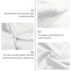 Pillow 2 Pcs Imitation Silk Pillowcase Decorative Cover Satin Square Faux Household Throw Ornament Cases