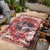 Carpets Retro Persian Style Carpet Decor Living Room Luxury Large Bedside Rugs Bedroom Soft Washable Non-slip Hallway Floor Mats