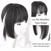 PAGEUP Synthesis 3D Princess Bangs Hime Cut Bangs Hairstyles Clip In Bangs Hair Bangs for Women Hair Bangs Clip on Hair 240403