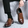 Casual Shoes 2024 Penny Loafers Herrslip-på läder Stor storlek 38-48 Körbröllop