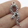 Charms ornamenten slang sieraden voor vrouw 34x11mm 10 stks