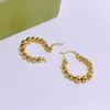 Bengle oorbellen gouden kleur hoepel voor vrouwen multi kralen cirkel oorschelpen brincos femme mode sieraden accessoires feest geschenken bijoux