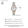 Zegarki damskie Shengke moda marka damskie nadgarstka SK Kobiety ubiera się Es Waterproof Date Clock Prezent Montre Femmes L240402