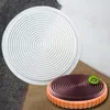 Stampi da forno a 8 pollici di incenso a spirale da 8 pollici Decorazione a spirale Decorazione silicone stampo rotondo cioccolato