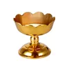 Candlers Style Retro Style Tibetan Ghee Lampe Holder Table Centor Centre de bureau Bouddha