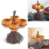 Bowls Halloween Pumpkin Tray Snack Bowl Sexig Party Dress for Women Event Armbands Multicolor Decorations Men 60 -årsdag