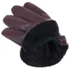 Gants cyclistes Unisexe tactile en cuir hivern