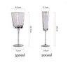 ワイングラス200/350ml 2PCS Phnom Penh Hammer Glass Goblet Creative Crystal Red Shumpagne Party Home Glassware Drinking