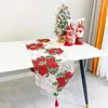 Tala de mesa 33 180 cm de Natal Explosões Decorações de toalhas de algodão que vende decoração de tapete caseiro