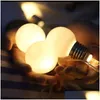 LED Strings Globe BB Extérieur String Light Batter Ball Fairy Lights Christmas Garland Wedding Garden Party for Hanging Cam Drop Delive Dhor8