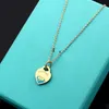 Brand de créateur T-Letter Peach Heart Green Huile Drop Drop pour les femmes Love