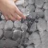 Badmatten badkamer mat cobblestone reliëf koraal non-slip tapijten keuken absorberende kussens wasbare toiletvloer voor huis