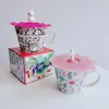 Tasses en céramique Carton de tasse de tasse de tasse de petit-déjeuner pour enfants