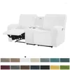 Coperture per sedie a colore solido RECLINING PIOREAT con console medio console Velvet Valuto Stretch 2 sedili Protettore mobili divano