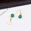 Boucles d'oreilles en peluche 1 paire année mode simple bijourie tempérament hanfu cheongsam bijoux accessoires vintage girl girl cadeau