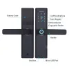 Blocco Tuya Bluetooth Electronic Smart Door Lock con impronta digitale biometrica/scheda RFID/password/tasto sbloccante app tuya sblocco remoto