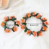 Bandlers 6PCS / Set Creative Wreath Holder Beautiful Glass Doalight G99A