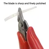 Diagonal Pliers 3.5 Inch Mini Wire Cutter Small Soft Cutting Electronic Pliers Wires Insulating Rubber Handle Model Hand Tools