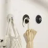 4pcs Crochet mur serviette de serviette porte-clés à vêtements de salle de bain auto-adadhésifs