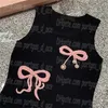 Bownot Women Vest Tank Tops 럭셔리 디자이너 탱크 섹시한 자른 싱글 레터 편지 Camis