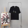 メンズシャツデザイナーシャツメンズシャツTシャツコットンクルーネックカジュアルショートスリーブコットンパッドシャツ漫画シャツを印刷したS-XL Z13