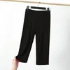 Pantaloni per abbigliamento da donna femmina 2024 pantaloni pigiama lunghezza 3/4 pantaloni sonnitoni per bambini pigiani per lounge casual sciolti