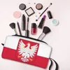 Torby magazynowe Królestwo Polski Flag Flagowa Makijaż dla kobiet podróżuje kosmetyczna organizator Kawaii