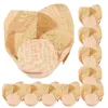 Bols 100 pcs muffins doublures tasses enveloppe en papier cupcake tulipe cuit greasproof wrappers
