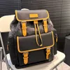 Neue Hot Designer Rucksack Männer und Frauen Mode -Rucksack -Buch -Tasche Klassische alte Blumen Kordelcrordel Offen und enge Jacquard Leather Schoolbag Rucksack