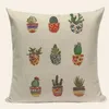 Cuscino alla moda africano copri piante tropicali copri cactus scoraggio sedile automobilistico/sedia/divano dell'ufficio decorazione personalizzata