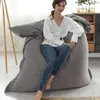 Chair Covers Useful Lazy Sofa Cover Easy To Care Bean Bag Solid Color Dustproof 100x140cm Office Tatami Couch Cushion