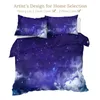 Bedding Sets Beddingoutlet Sky Set Starry Duvet Capa Galaxy Calão de cama azul Branco colaboração linda decoração de casa 3pcs