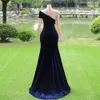 Vestidos de festa da noite com miçangas de sereia, simplicidade de luxo elegância de saia longa Eng660