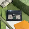 2024 Nouveaux supports de cartes 10a Qualité Designer Luxury Purse Mini portefeuille Fashion Coin Purse Sac portefeuille Passeport Holdants de monnaie en cuir authentique Pockage clé Pocket