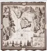 Tende per doccia Wanderpust Terina Vintage Old Map di paesi e regni Luoghi geografici Arte Decor del bagno