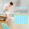 Bath Mats Bathtub And Shower Extra Long Non Slip Mat Tub With Suction Cups Drain Holes For Bathroom