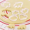 Baking Moulds 6Pcs/set Kitchen Tool Biscuit Cutters Animal Shaped Plastic Cookie Pastry Fondant Mold For Cake Decor