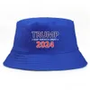 Chapeaux de fête Trump 2024 Bucket Bucket Sun Cap USA Élection présidentielle Fisherman Élections Baseball Caps Save America Again Drop Offre Dhzon