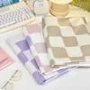 Table Cloth Checkerboard Plaid Round Tablecloth Light Luxury Premium Sense Of Dining Art Coffee Pads Desk Cloths