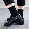 Men's Socks Business Black Breathable Terylene For Sweat-absorbing Male US Size(6.5-11) Fashion Accessory
