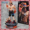 Figury zabawki akcji 25 cm One Place Figures Portagas D Ace Anime Figures Dream Ace Figure Ace Ace Figurines Statue Pvc Model Doll Toys Diving Difts L240402